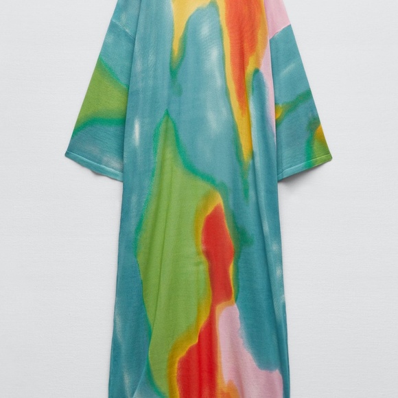 Zara limited edition fun printed kimono - Picture 6 of 7